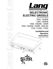Star Lang 124S Installation And Operation Instructions Manual