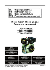 Texas TD420E Instruction Manual