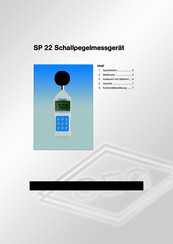 Wohler SP 22 Manual Instruction