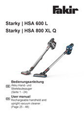 Fakir STARKY HSA 800 XL Q User Manual