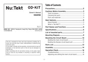 Korg Nu:tekt OD-KIT Owner's Manual