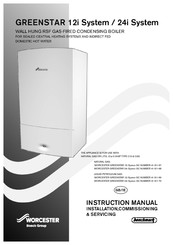 Bosch Worcester GREENSTAR 24i System Instruction Manual
