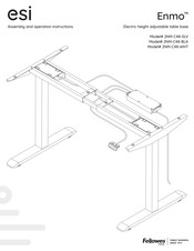 ESI Enmo 2NM-C48-BLK Assembly And Operation Instructions Manual