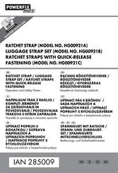 Powerfix HG00921C Operation And Safety Notes