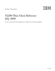 IBM NetVista N2200 Reference Manual