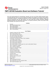 Texas Instruments TMP112EVM User Manual