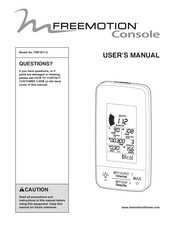 Freemotion Console FMPW17.0 User Manual