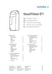 Schülke touchless D1 Installation Manual