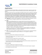 Johnson Controls NAE35 Installation Manual