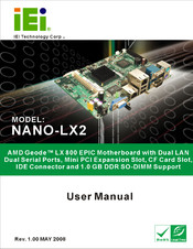 IEI Technology NANO-LX2 User Manual