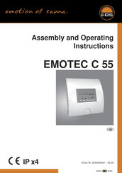 EOS EMOTEC C 55 Assembly And Operating Instructions Manual