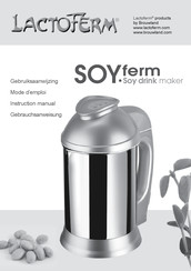 Lactoferm SOYferm Instruction Manual