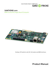 Garz Fricke SANTVEND core Product Manual