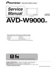Pioneer AVD-W9000 Service Manual