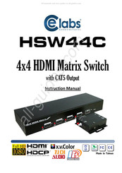 CE Labs CE Labs HSW44C Instruction Manual