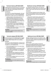 AEG SRR 4326 CD/MP3 Instruction Manual