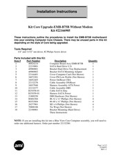 AMI EMB-B75B Installation Instructions Manual