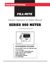 FILL-RITE 901N Owner's Operation & Safety Manual
