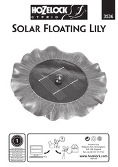 Hozelock Cyprio Solar Floating Lily Manual