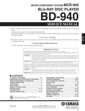 Yamaha BD-940 Service Manual
