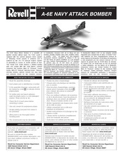 REVELL A-6E Navy Attack Bomber Manual