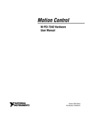 National Instruments PCI-7342 User Manual