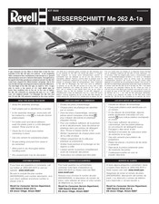 Revell Me 262 A-1A Manual