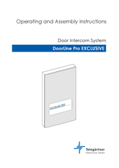Telegärtner DoorLine Pro EXCLUSIVE Series Operating And Assembly Instructions Manual