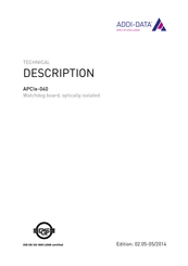 Addi-Data APCIe-040 Technical Description