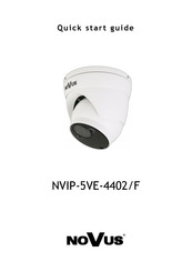 Novus NVIP-5VE-4402/F Quick Start Manual