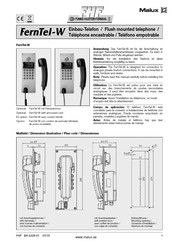 MALUX FHF FernTel-W Manual