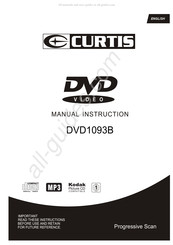 Curtis DVD1093B Instruction Manual