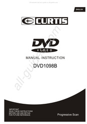 Curtis DVD1098B Instruction Manual