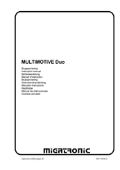Migatronic MULTIMOTIVE Duo Instruction Manual