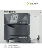 Kulzer HiLite power 3D Operating Instructions Manual