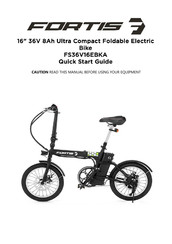 Fortis FS36V16EBKA Quick Start Manual