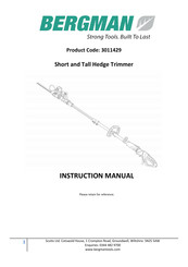 Bergman 3011429 Instruction Manual