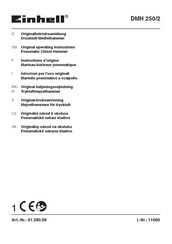 EINHELL DMH 250/2 Operating Instructions Manual