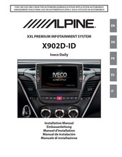 Alpine XXL Premium X902D-ID Installation Manual