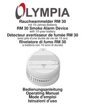 Olympia RM 30 Operating Manual