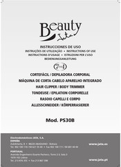 Jata Beauty PS30B Instructions Of Use