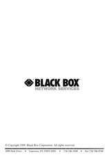 Black Box MT161C-25 Manual