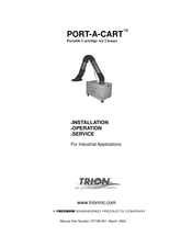Fedders Trion PORT-A-CART Installation, Operation & Service Manual