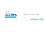 Air Live RS-3000 Quick Setup Manual
