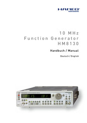 HAMEG HM8130 Manual