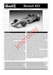REVELL Renault R23 Assembly Manual