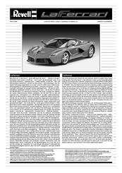 REVELL LaFerrari Assembly Manual