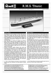 REVELL RMS Titanic Assembly Manual