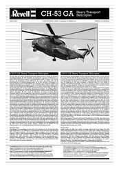 REVELL CH-53 GA Heavy Transport Helicopter Assembly Manual