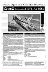 REVELL Supermarine SPITFIRE Mk.I Assembly Manual